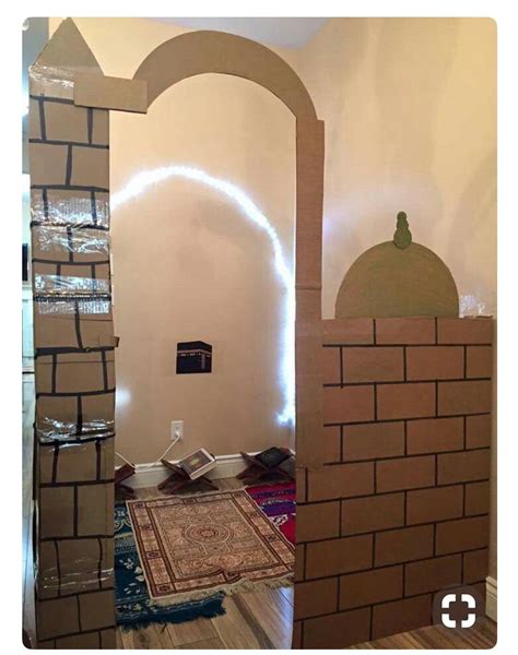 Diy Build Your Own Cardboard Play Masjid Mosque Ramazan Camiler Islam