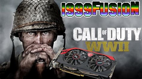 Call Of Duty World War II FPS Test On GTX 770 FX 8350 YouTube