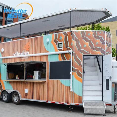 Webetter Custom Mobile Double Decker Food Truck With Full Kitchen