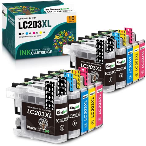 Wolfgray Lc203xl Lc201xl Ink Cartridges Color Replacement