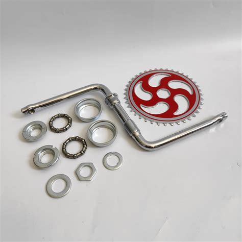 Snapklik.com : 2Cup Wide Pedal Crank Kit One-Piece Crank For 2 Stroke 4