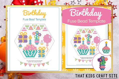 Birthday Perler Bead Patterns That Kids Craft Site