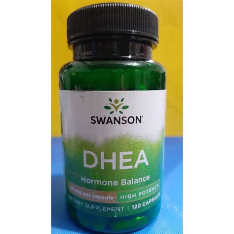 DHEA 25 Mg 120 Capsules EXPIRY June 2024 Swanson Shopee Philippines