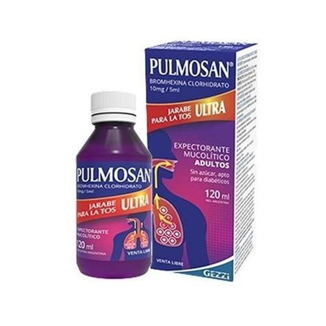 Pulmosan Ultra Jarabe Para La Tos X 120 Ml Pulmosan Venta Libre