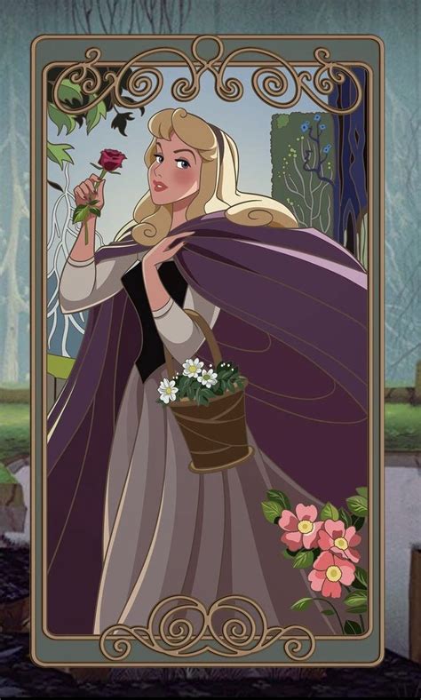 The Princess Is Holding A Rose In Her Hand