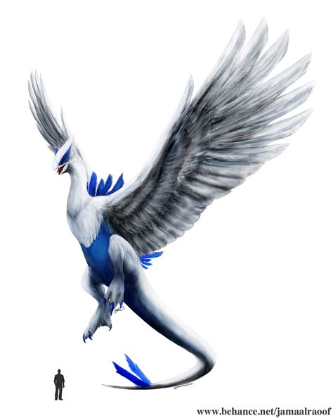realistic lugia behance