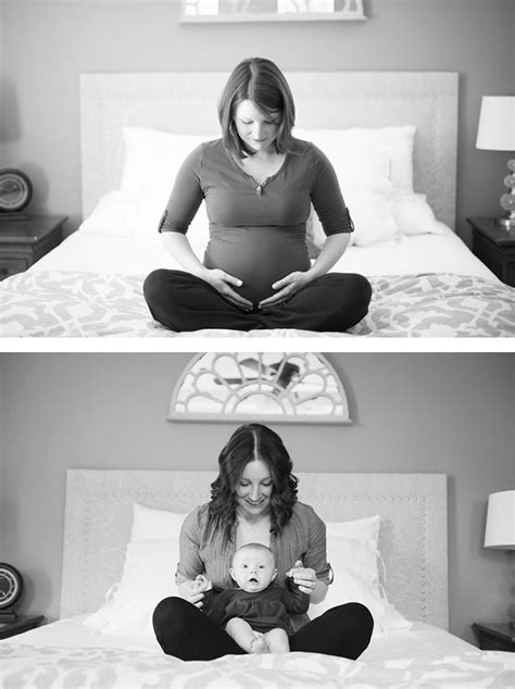 45 Lovely Photos Of Before And After Pregnancy