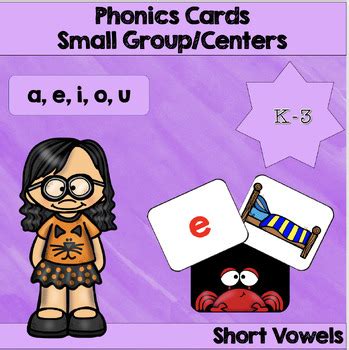 Short Vowel Phonics Cards Center Or Assessment Orton Gillingham Aligned