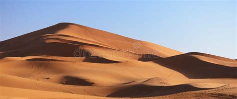 Morocco Sand Dunes Of Sahara Desert Stock Photo Image Of Hills