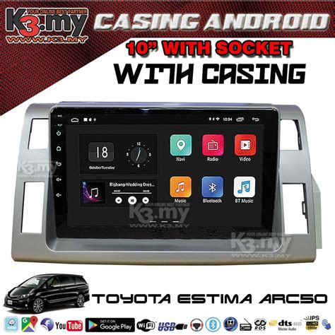 Toyota Estima ACR50 2006 2015 10 1 16G Wifi Android Player With Casing