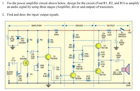 1000w Power Amplifier Schematic Diagram