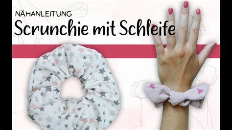 Scrunchies Selber Machen Scrunchie Mit Schleife N Hen Scrunchie