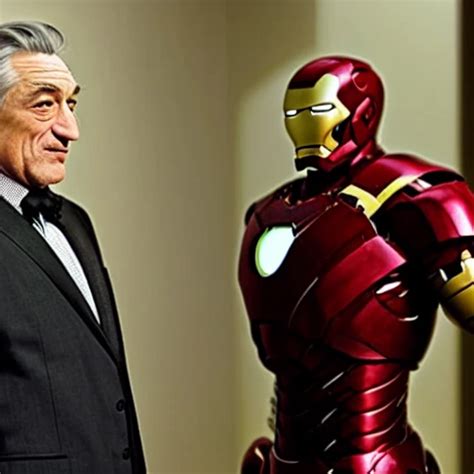 Robert De Niro In Iron Man Suite Arthubai