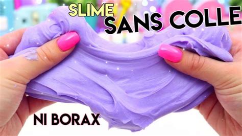 Recettes SLIME SANS COLLE NI BORAX YouTube Avec Images Slime