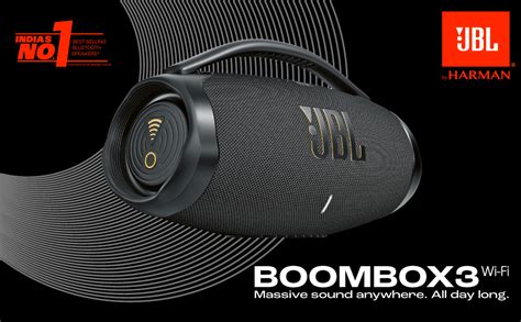 Buy JBL Boombox 3 Wi-Fi Wireless Portable Bluetooth Speaker (Black ...