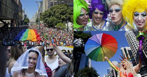 El Desfile Del Orgullo Gay Inunda Sao Paulo De Color