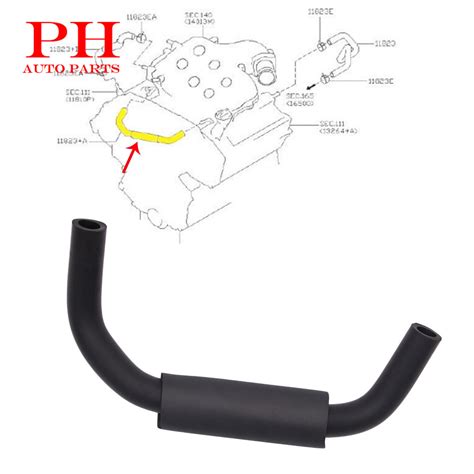 Crankcase Breather PCV Hose Fits 11823 AL50A Nissan 350Z Infiniti G35