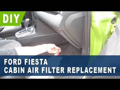 Ford Fiesta Cabin Air Filter Replacement 2011 2012 2013 2014 2015