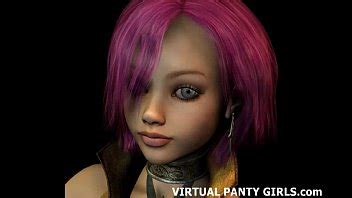 Muñeca 3d virtual con trenzas y tetas enormes XVIDEOS