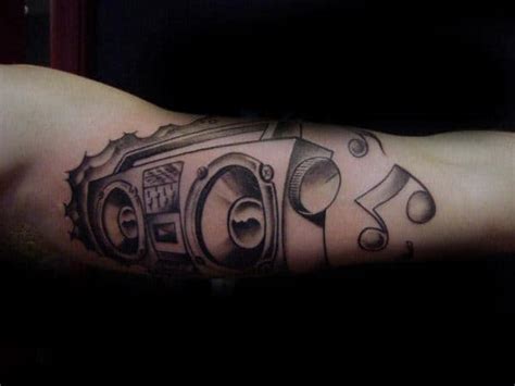 40 Boombox Tattoo Designs For Men 2023 Inspiration Guide