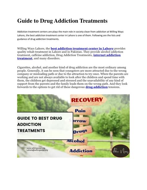 Ppt Guide To Drug Addiction Treatments Powerpoint Presentation Free