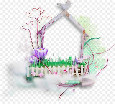 компьютер, фиолетовый, цветок