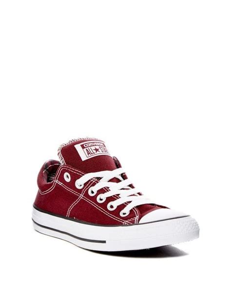 Lyst Converse Chuck Taylor All Star Madison Ox Sneaker Women In Red