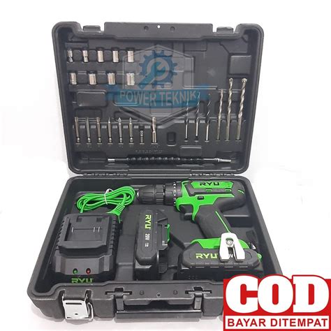 Jual Mesin Bor Baterai Ryu Cordless Impact Drill Rci V Shopee Indonesia