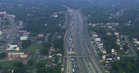 I 40 Reopens Near White Bridge Pike After Truck Hits Pole