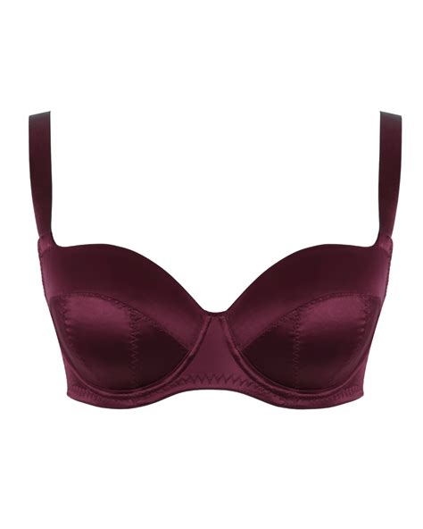 Grace Balconnet Bra Bordeaux Red TKD Lingerie