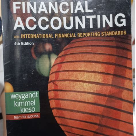 Jual Financial Accounting Ifrs Th Edition By Weygandt Kimmel Kieso