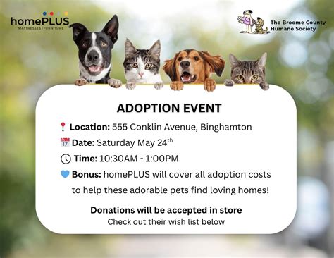 The Broome County... - The Broome County Humane Society