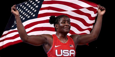 Wwe Has Signed Olympic Gold Medalist Tamyra Mensah Stock