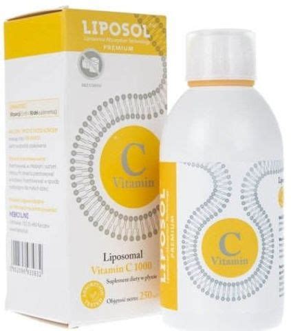 Liposol Vitamin C 1000 Liposomalna 250ml Cena Opinie Dawkowanie