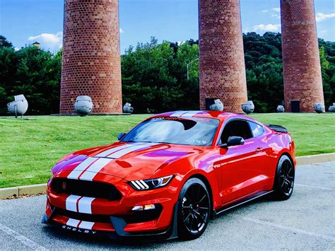 Race Red Shelby Gt Ford Mustang