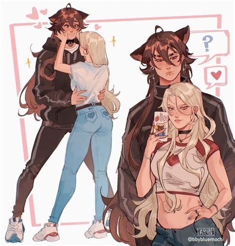 Pin by 𝐲𝐚𝐧𝐠 on 𝐲𝐢𝐧 𝐲𝐚𝐧𝐠 Character art Cute couple art Lesbian art