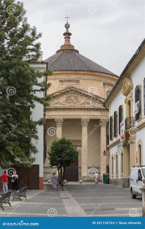 Exterior Main Facade View At The Church Of Santa Victoria Of Córdoba