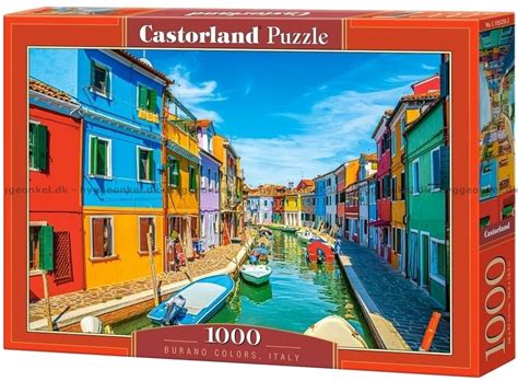 Italien Burano Venedig 1000 Brikker Puslespil Castorland 105250