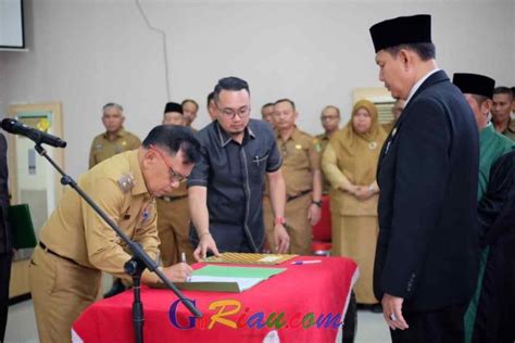 GoRiau Lantik Tiga Pejabat Tinggi Pratama Asmar Harap Dapat Memberi