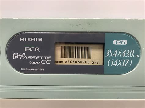 Fujifilm Fcr Fuji Ip Cassette Type Cc X Cm X St Vi