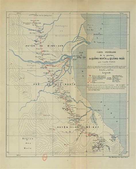 Carte Itin Raire De La Province De Quang Nghia Ou Quan Nga Flickr