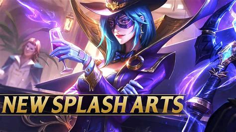 New Unique Skins Splash Arts League Of Legends Youtube