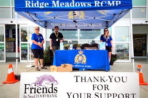 Ridge Meadows Rcmp Raise 1 000 For Local Food Bank Maple Ridge Pitt Meadows News