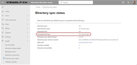 Troubleshoot Azure AD Connect Password Sync Icewolf Blog