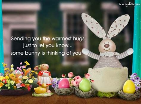 Warm Hugs And Wishes On Easter Free Happy Easter Ecards Greeting