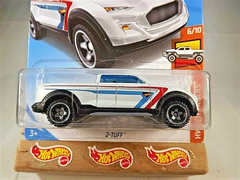 2019 Hot Wheels 28 HW Hot Trucks 6 10 2 TUFF White Variation W Baja5 Spoke Whls Contemporary