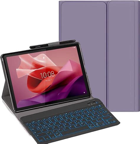 YHFZR Clavier étui pour Lenovo Tab P12 12 7 AZERTY 7 Couleurs