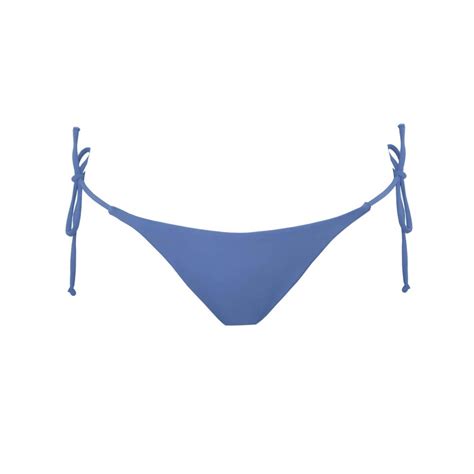 Bas de bikini bleu recyclé femme Ocealah