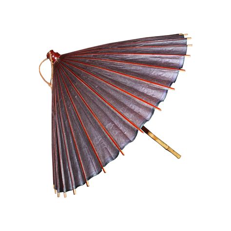 Antique Bamboo Wooden Purple Oil Paper Asian Umbrella Parasol Hanyu Pinyin Antique Bamboo