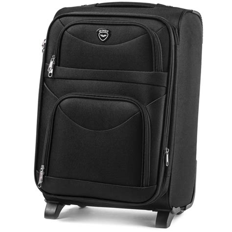 Чемодан Wings 6802 средний на 2-х колесах Черный от продавца: FelixBag ...